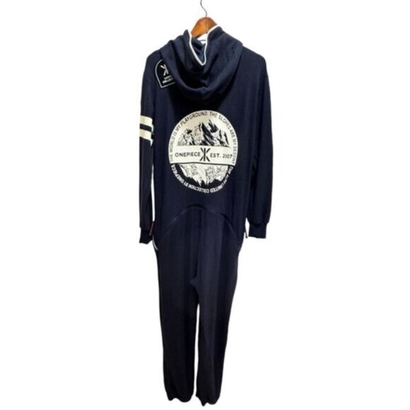 Onepiece Mountain Alps Patch Jumpsuit Unisex Designed in Norway Limited Edition - Picture 3 of 16